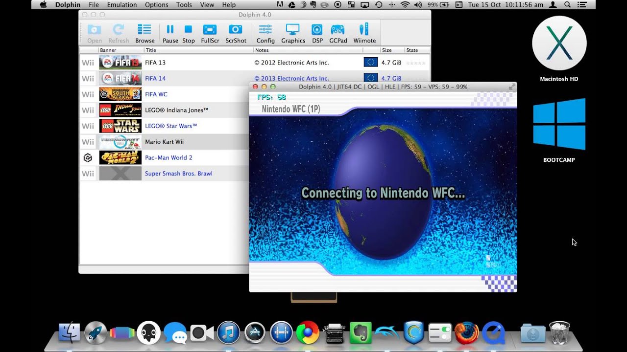 how to get dolphin emulator to work on mac