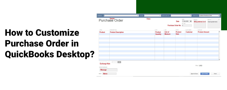 adding purchase order numbers on quickbooks for mac 2016